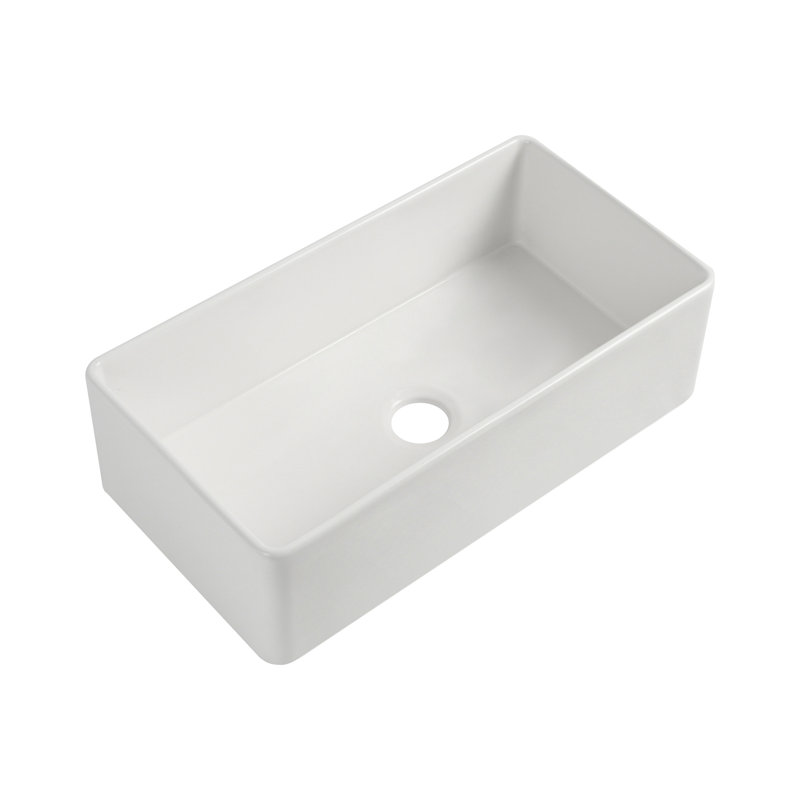 Farmhouse Kitchen Sink with Grid and Strainer