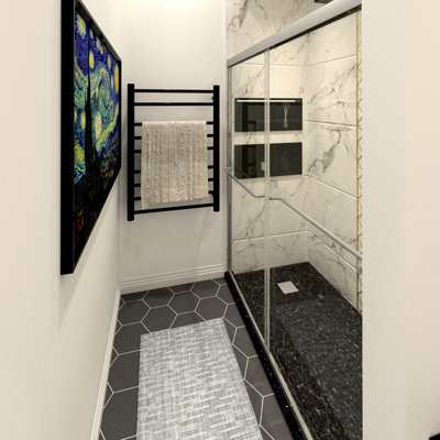 Shower Doors: Smooth Sliding Double, Collision, 304 Stainless Steel Handle, Nano Clean Tempered Glass, Explode Film, Amazing Leak Scheme Collision Double Sliding, Easy Outstanding Feature
