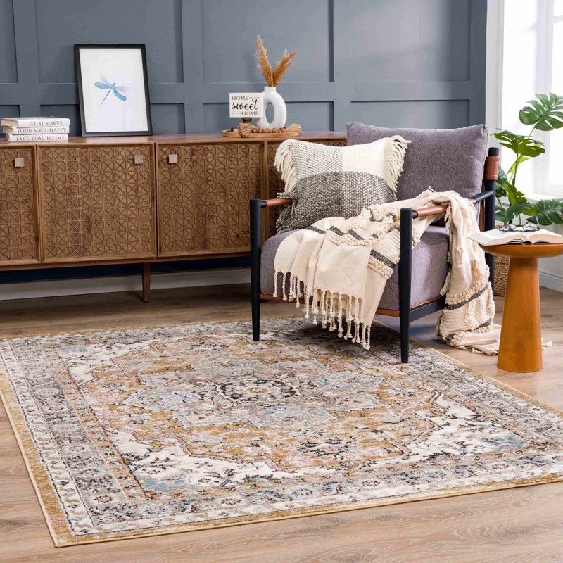Briawood Oriental Indoor Rug, Rectangle 6'7" x 9'