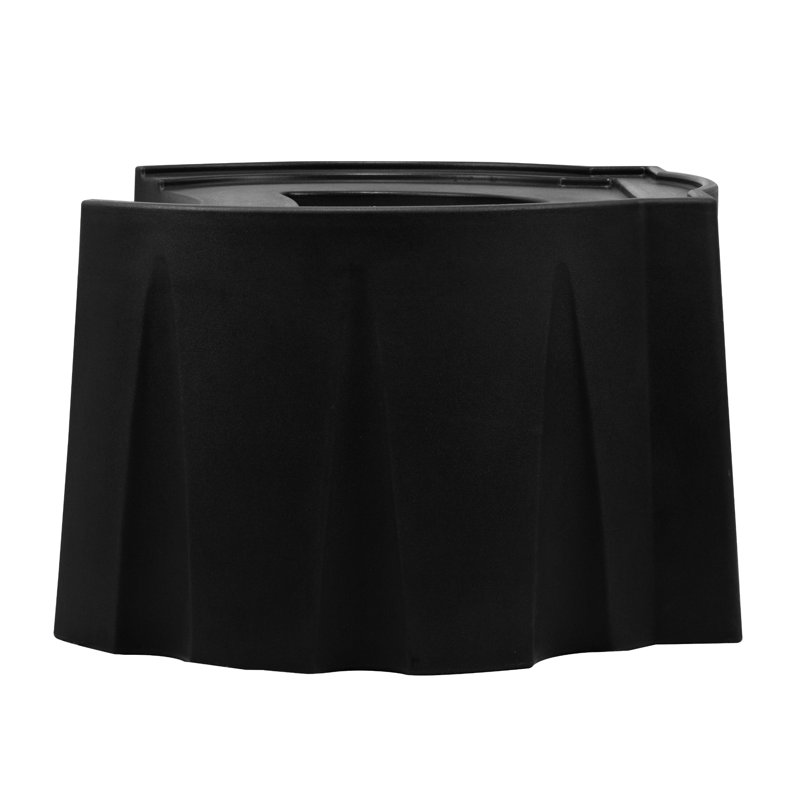 Good Ideas Rain Wizard Universal Rain Barrel Stand, Adds Room for Buckets, Black, Black