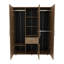 Armoire, 2 portes, 5 tablettes, 1 tiroir