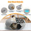 Grande grotte pour chat Peekaboo de 24 pouces pour chats d'intérieur, lit pour chat Dounut, cachette et jeu amusant, grattage d'exercice, pour grand chat jusqu'à 30 lb-1841885999-1869491904