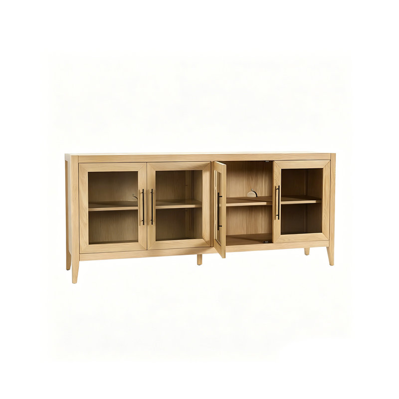 Buffet en bois massif 77,95 po American Rustic
