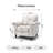 Upholstered Accent Chair Modern Rolled Armchair-1283050606