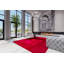 C Me Crimson Hand Woven Linen and Wool Geometric Area Rug-45410914