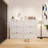 36-Pair Shoe Storage Cabinet, Freestanding Shoe Organizer with Adjustable Shelves, Narrow Shoe Rack Cabinet for Entryway, Hallway, Living Room-1363787390