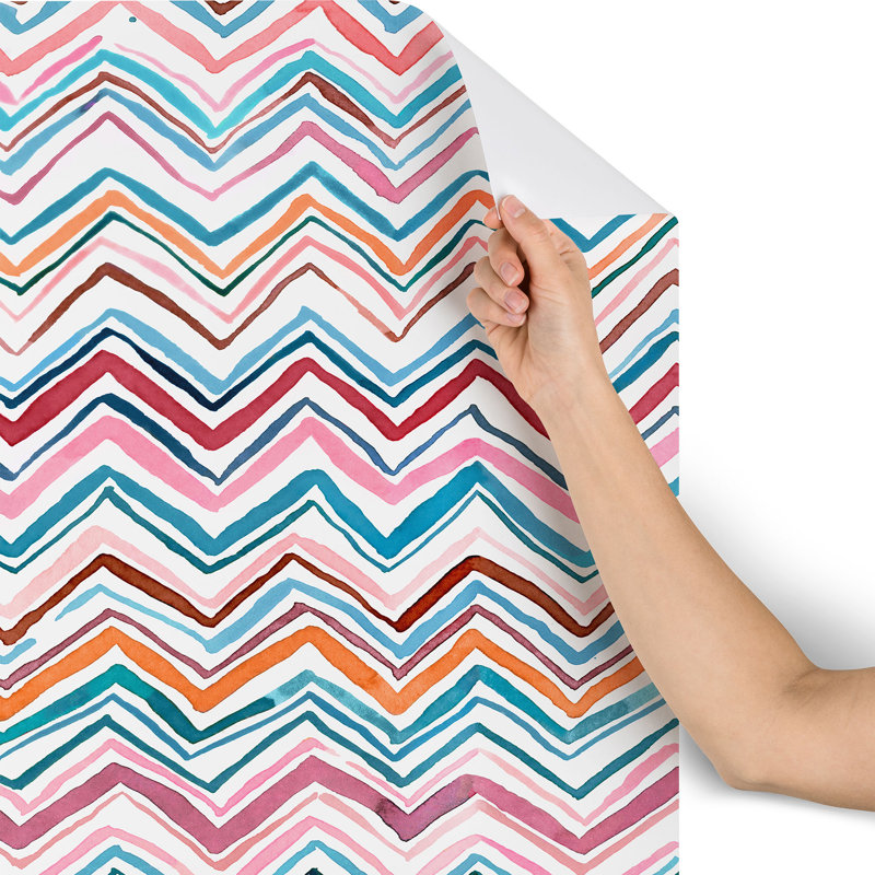 Peel & Stick Chevron Tile