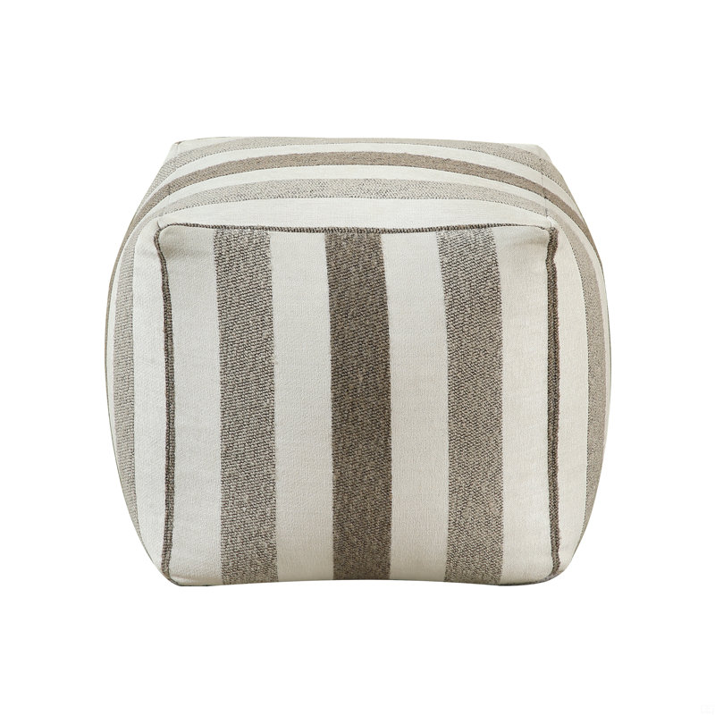 Repose-pieds carré en tissu jacquard multicolore, pouf de sol antidérapant, fauteuil à billes, repose-pieds 1pc