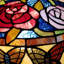 Lampe de table 24 "Red Roses