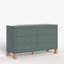 Commode double 6 tiroirs en bleu