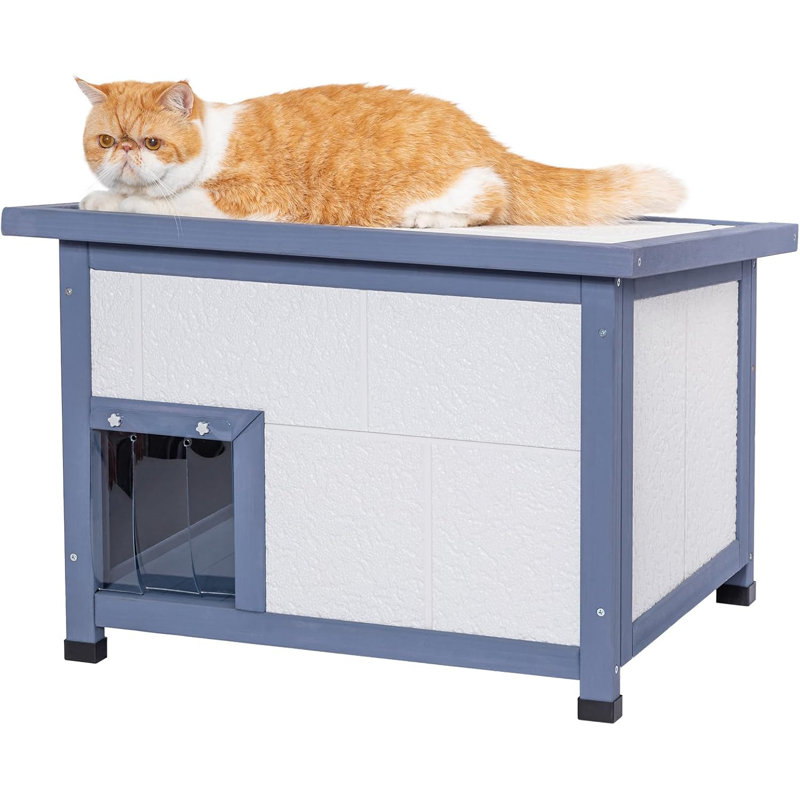 Maison d'extérieur polyvalente en mousse pour chat