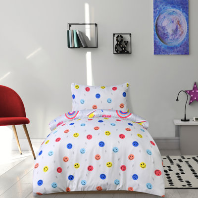 Microfiber No Pattern Duvet Cover Set with Pillowcases