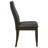 Ibo Upholstered Dining Side Chair Dark Walnut