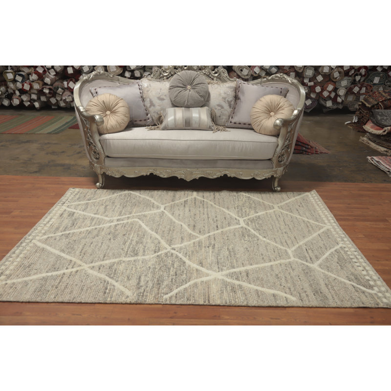 Tapis marocain fait à la main de taille pièce 5 x 8