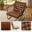 Hunter 32.28'' W Button Tufted Top-Grain Leather Upholstered Accent Armchair (Set of 2)-1460412693