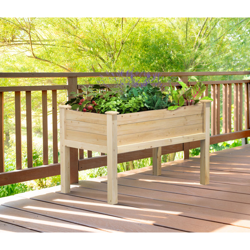 Greenes Fence Elevated Cedar Garden Bed
