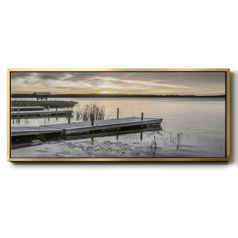 Summer Sunrise- Framed Canvas, 20" H x 50" W