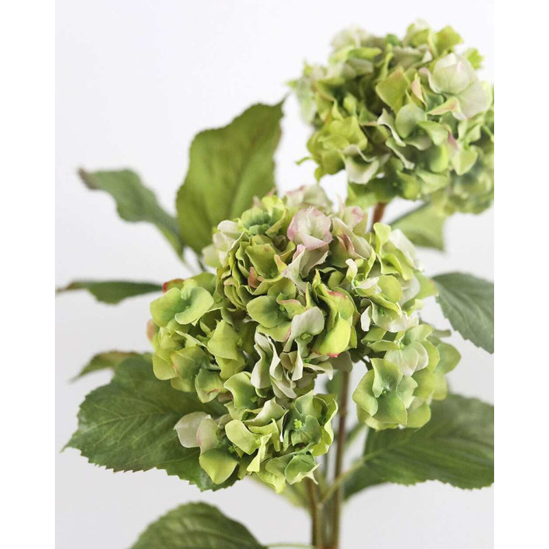 Green Double Hydrangea 36", Blue/Purple