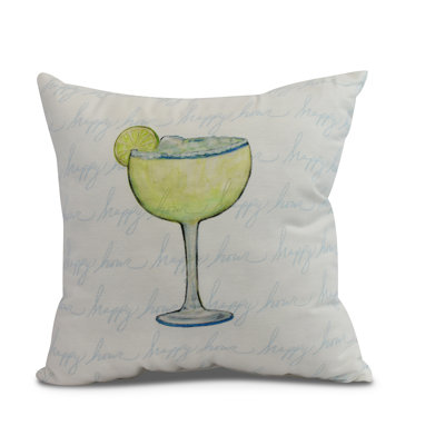 Housse de coussin d'extérieur carré Palmita Margarita