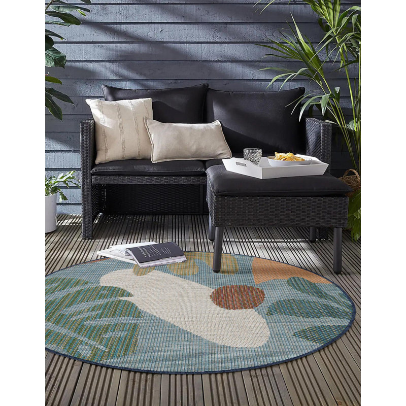Indoor / Outdoor Rug, Round 4'1"