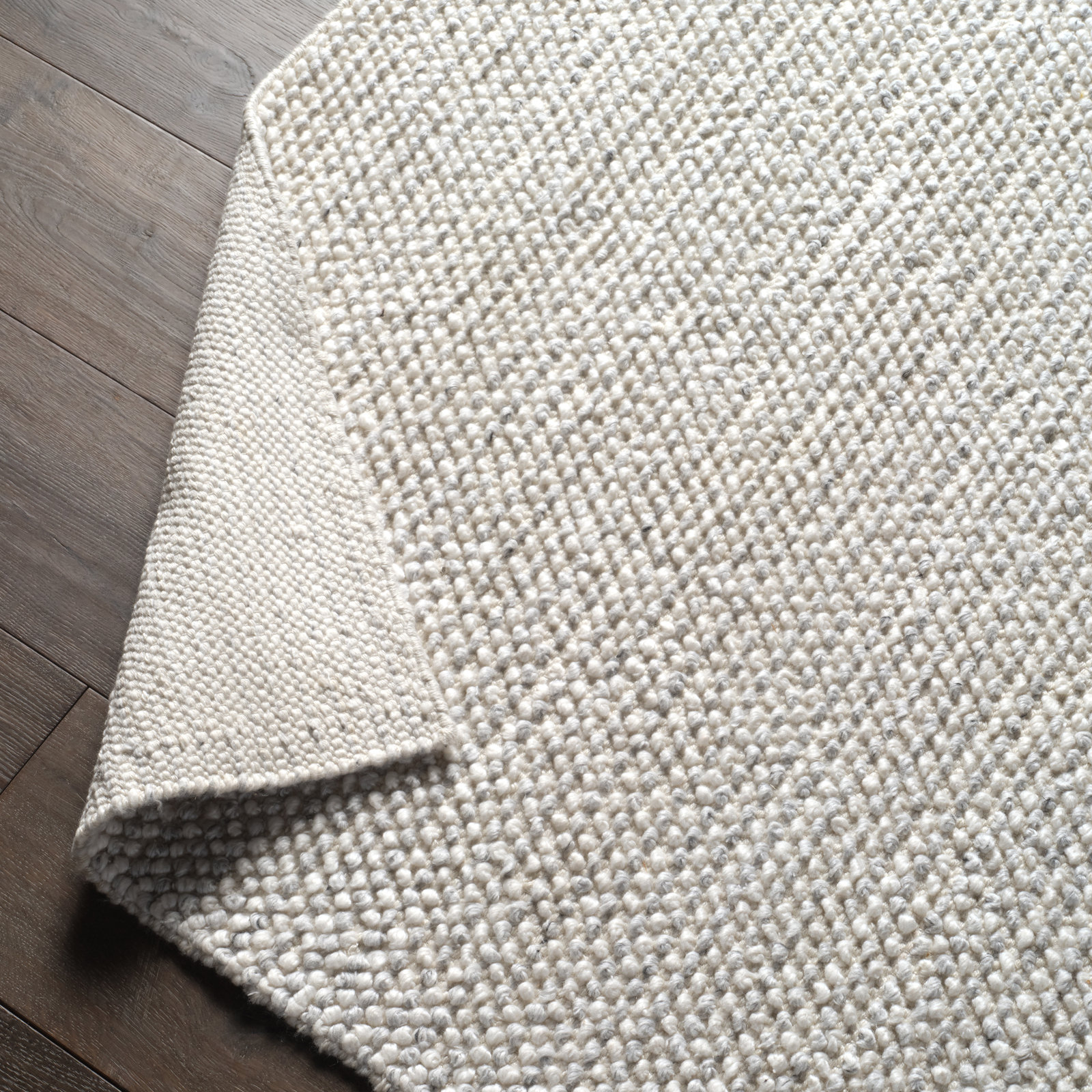 Brynn Ivory Hand-Woven Rug, Runner 3' x 12'