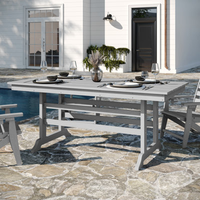 Table de salle à manger Adirondack en PEHD recyclé d'intérieur / extérieur de qualité commerciale