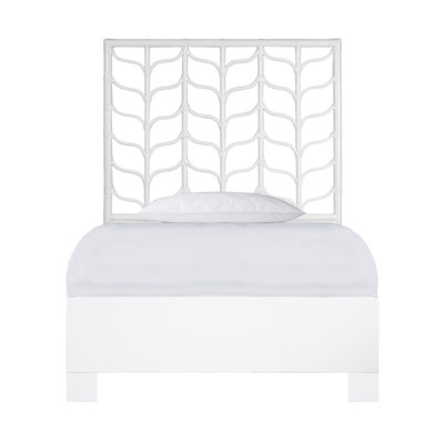 Ivy Twin Platform Bed, Citrus Orange