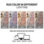 Tapis oriental rouge / beige lavable à la machine Soomin-640661414