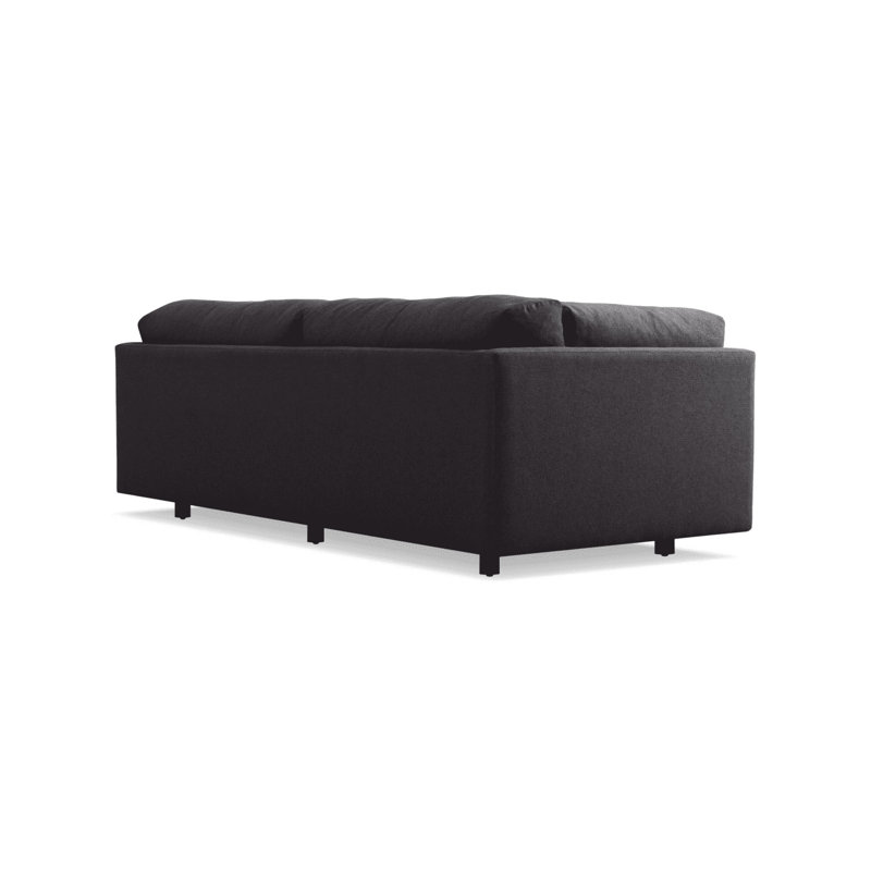 Sunday Sofa, Camel Velvet Polyester Blend, 30" H x 102" W x 40" D