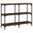 vidaXL Console Table Engineered Wood, Metal Large Adjustable Feet-1978902765-1978902762