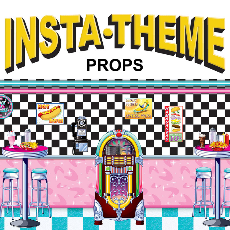 Ensemble de 2 tables et tabourets Soda Shop