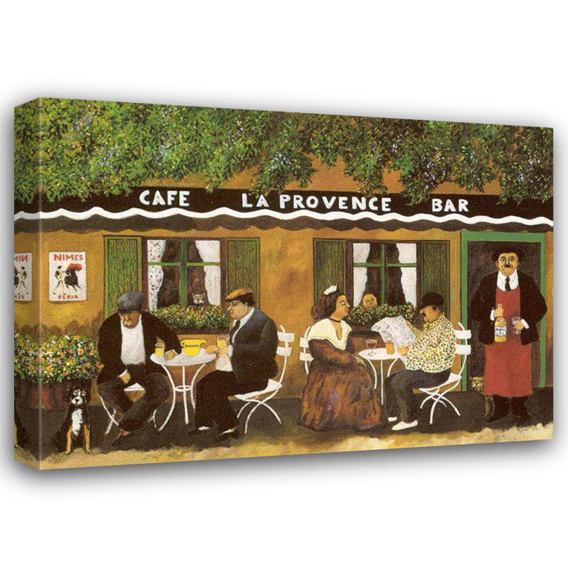 Café La Provence, 35" H x 48" W