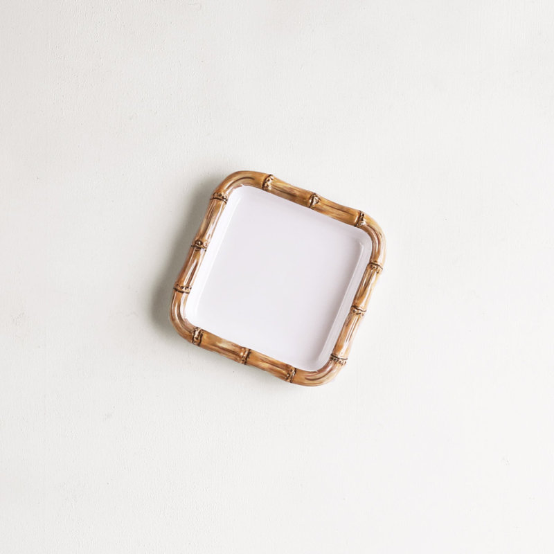 Porte-serviettes d'invité en bambou Vida, H 1,25 po x l 7 po x P 7 po