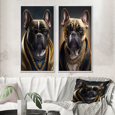 " Frenchie Gangster In NYC " 2 - Pieces
