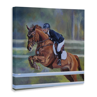Art mural sur toile Jockey