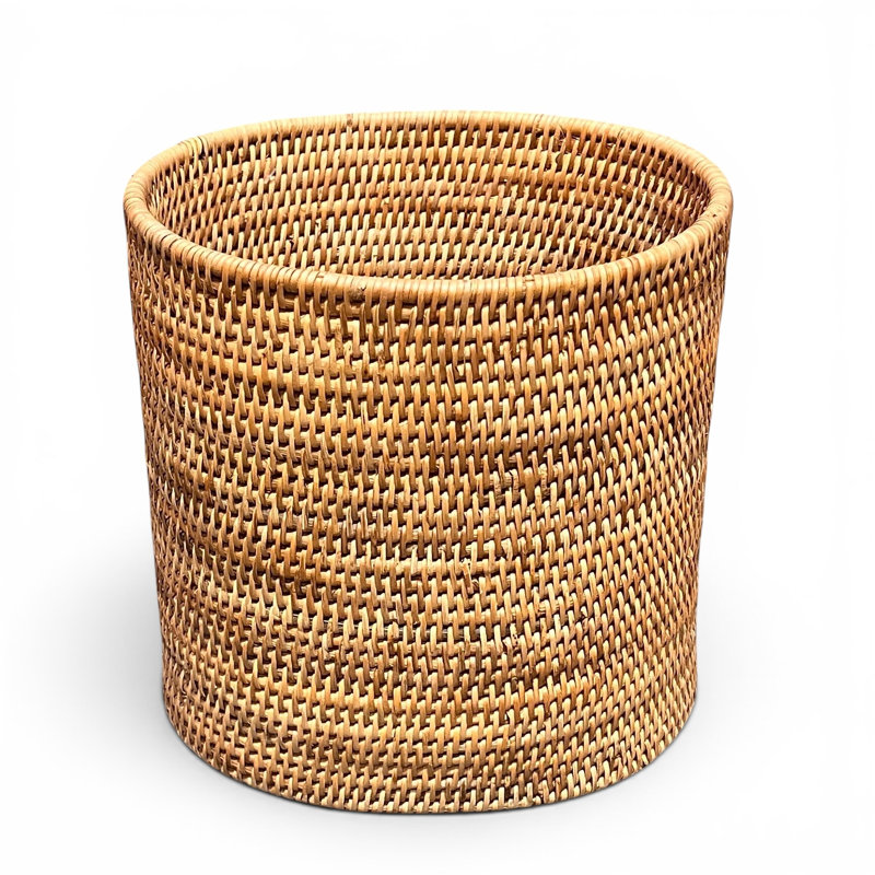 Corbeille à papier ovale, Naturel mat