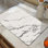 Tapis de séchage de vaisselle pour comptoir de cuisine avec envers en caoutchouc antidérapant, tapis de comptoir de cuisine