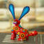 Kulu Fluffy Russet Ears Alebrije