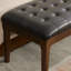 Banc rembourré en similicuir de 66 pouces, banc de bout pour chambre à coucher et garde-robe-131272164
