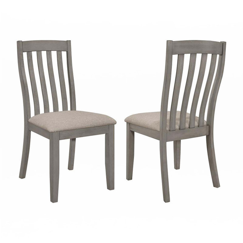 Ensemble de 2 chaises de salle à manger avec siège rembourré