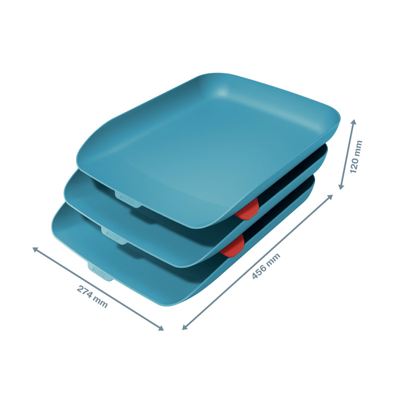 Cosy Plastic Desk Organiser, Blue