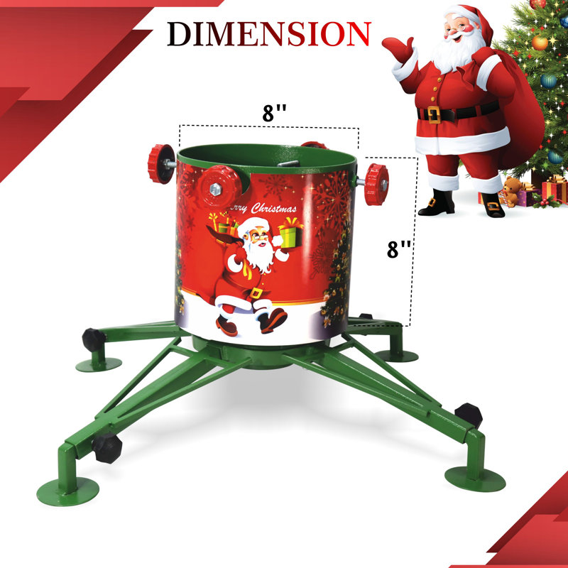 Support d'arbre de Noël naturel