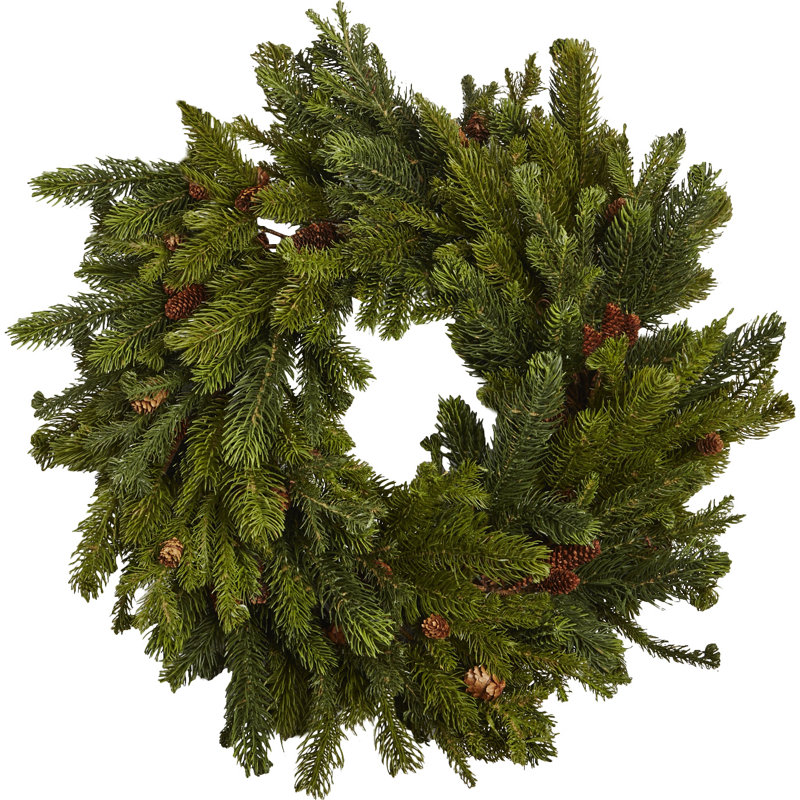 Couronne de pommes de pin 30 po