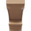 Bois de cèdre brut Diane, corbeau Timhane, brun clair apprêté-88289967