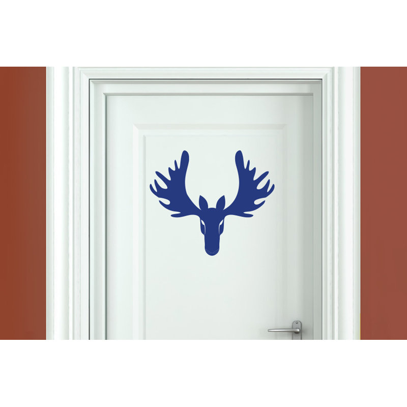 Animals Wall Decal, Dark Blue