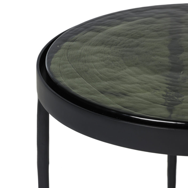 Yoko Coffee Table, 18.25" H x 20.5" L x 20.5" W, Clear