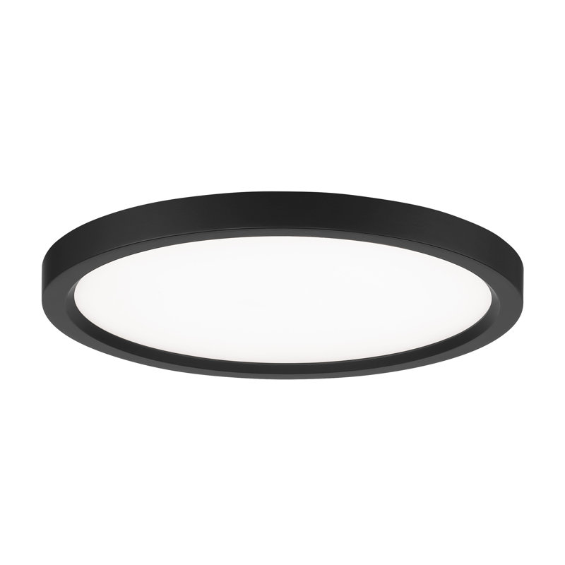 Plafonnier encastré Collenn, Noir