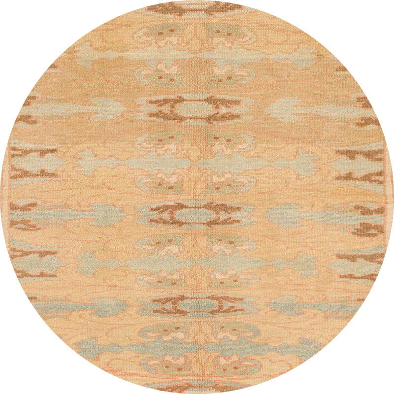 Abstract Indoor Rug, Round 5'