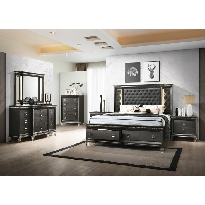 bed-set-leather-style