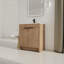 Meuble-lavabo autoportant de 30 po. Lavabo en céramique. 2 portes d'armoire. Base en contreplaqué. Moderne et autoportante. Fabrication à fermeture en douceur.-813151402-813151398
